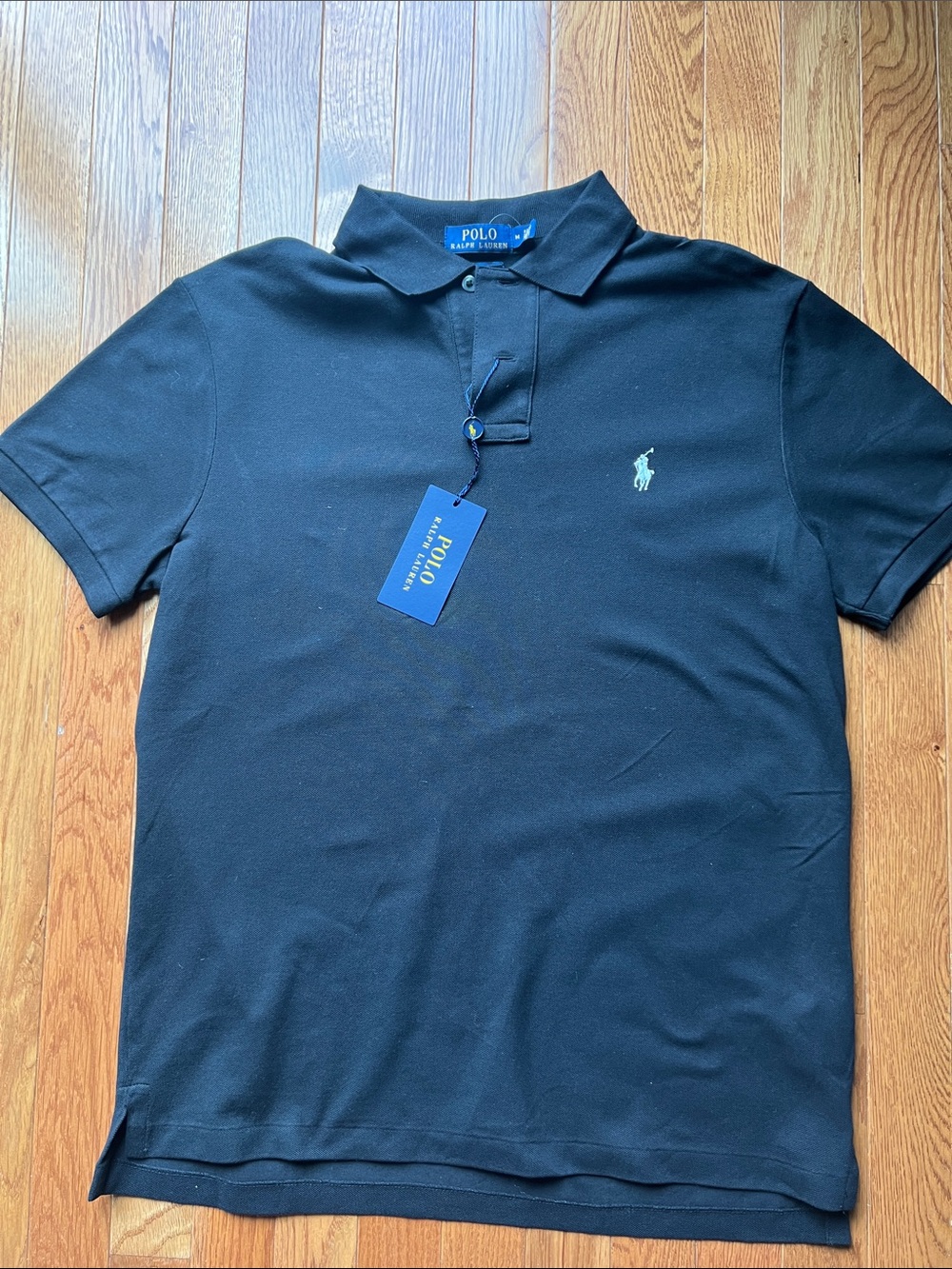 Ralph Lauren Men’s Black Polo with Embroidered Pony
